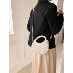 Fashion purple niche design French gentle lady new trend commuter date hand-held shoulder cross-body women's bag