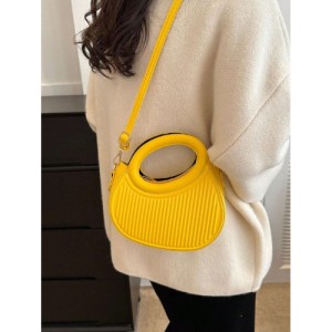 Fashion green niche design French gentle lady new trend commuter date hand-held shoulder cross-body women's bag