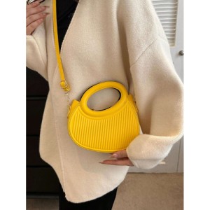 Fashion green niche design French gentle lady new trend commuter date hand-held shoulder cross-body women's bag