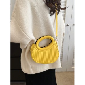 Fashion green niche design French gentle lady new trend commuter date hand-held shoulder cross-body women's bag