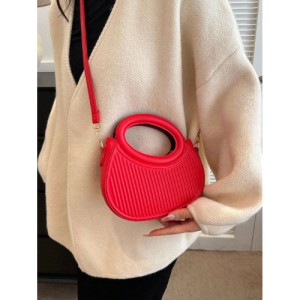 Fashion Orange niche design French gentle lady new trend commuter date hand-held shoulder cross-body women's bag