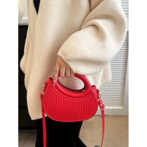 Fashion Orange niche design French gentle lady new trend commuter date hand-held shoulder cross-body women's bag