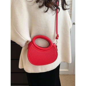 Fashion Orange niche design French gentle lady new trend commuter date hand-held shoulder cross-body women's bag