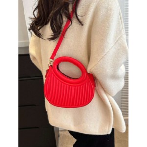 Fashion Orange niche design French gentle lady new trend commuter date hand-held shoulder cross-body women's bag