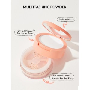 SHEGLAM Insta-Ready Face & Under Eye Setting Powder Duo-TRANSLUCENT