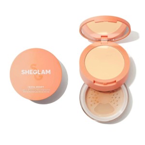 SHEGLAM Insta-Ready Face & Under Eye Setting Powder Duo-TOASTED ALMOND