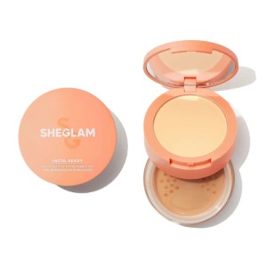 SHEGLAM Insta-Ready Face & Under Eye Setting Powder Duo-SMOOTH SAND