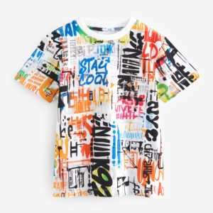 NEXT All-Over Print Short Sleeve T-Shirt (3-16yrs)