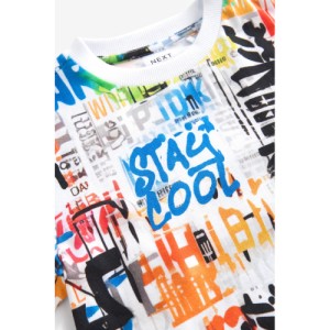 NEXT All-Over Print Short Sleeve T-Shirt (3-16yrs)