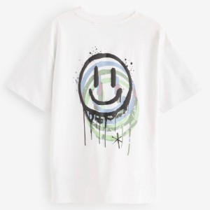 NEXT Relaxed Fit Short Sleeve Graphic T-Shirt (3-16yrs)