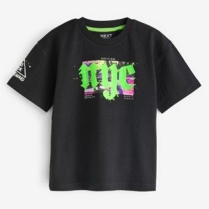 NEXT Relaxed Fit Short Sleeve Graphic T-Shirt (3-16yrs)