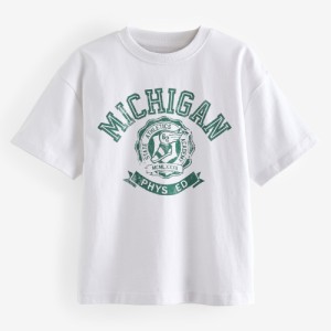 NEXT Relaxed Fit Short Sleeve Graphic T-Shirt (3-16yrs)