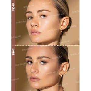 SHEGLAM Sun Sculpt Liquid Contour-Golden Sun  Gel Cream Contour  Non-Greasy Long Lasting Highly Pigmented Natural Contour Contouring Weightless Bronzer