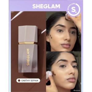SHEGLAM Sun Sculpt Liquid Contour-Earthy Sepia  Gel Cream Contour  Non-Greasy Long Lasting Highly Pigmented Natural Contour Contouring Weightless Bronzer