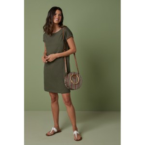 NEXT 100% Cotton Relaxed Capped Sleeve Tunic Dress