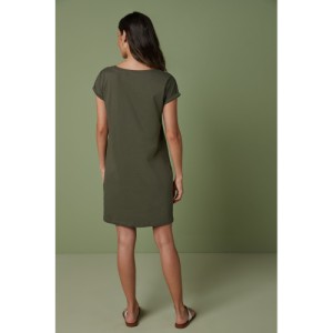 NEXT 100% Cotton Relaxed Capped Sleeve Tunic Dress