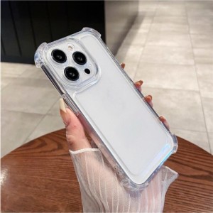 Transparent Anti-shock Phone Case With Four Corners Protection Compatible With Iphone 15, Compatible With Iphone 14 Pro Max, All-covered Soft Case Compatible With Iphone 11/12, 2023 Men/ Women Models