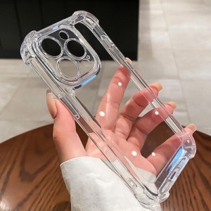 Transparent Anti-shock Phone Case With Four Corners Protection Compatible With Iphone 15, Compatible With Iphone 14 Pro Max, All-covered Soft Case Compatible With Iphone 11/12, 2023 Men/ Women Models