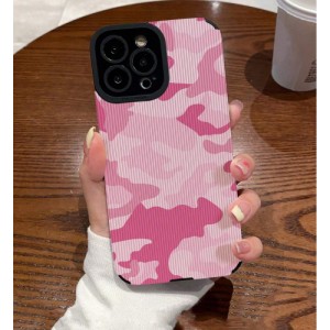 1pc Anti-Fall Phone Case With Tpu Camouflage Camera Cover Suitable For Iphone X, Xr, 11, 12, 13, 14, 12paomax, 13paomax, 14paomax, 15, 15pro, 15plus, 15promax, Samsung series