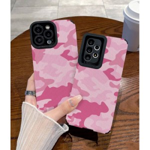 1pc Anti-Fall Phone Case With Tpu Camouflage Camera Cover Suitable For Iphone X, Xr, 11, 12, 13, 14, 12paomax, 13paomax, 14paomax, 15, 15pro, 15plus, 15promax, Samsung series