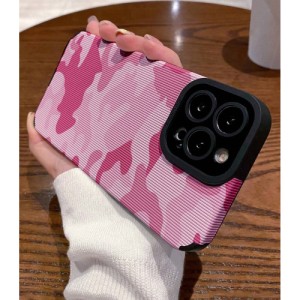 1pc Anti-Fall Phone Case With Tpu Camouflage Camera Cover Suitable For Iphone X, Xr, 11, 12, 13, 14, 12paomax, 13paomax, 14paomax, 15, 15pro, 15plus, 15promax, Samsung series