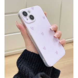 1pc Transparent Anti-fall Painting Phone Case For Iphone, Frosted Drawing Tpu Painted Cellphone Cover