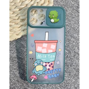 1pc Transparent Anti-fall Painting Phone Case For Iphone, Frosted Drawing Tpu Painted Cellphone Cover