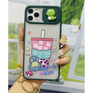 1pc Transparent Anti-fall Painting Phone Case For Iphone, Frosted Drawing Tpu Painted Cellphone Cover