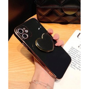 Electroplated Four Corner Anti-fall Rhinestone Sparkle Space Case, Phone Cover For Women