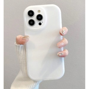 1pc Simple Solid Color Skin-Friendly Protective Design Camera Covered Ivory White Phone Case For Iphone 11, Iphone 13, Iphone 14, Iphone 15 And Other Iphone Models