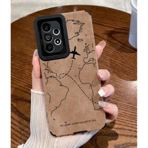 Tpu Airplane Pattern Leather Texture Camera Protector Phone Case, Compatible With Iphones