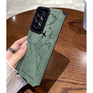 Tpu Airplane Pattern Leather Texture Camera Protector Phone Case, Compatible With Iphones