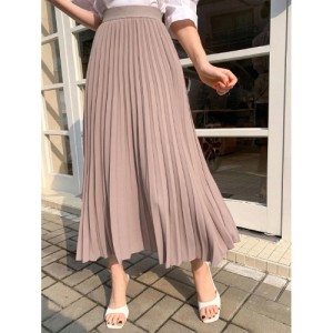 SHEIN DAZY Solid Color Pleated Skirt