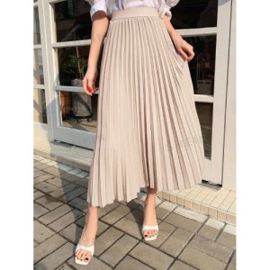 SHEIN DAZY Solid Color Pleated Skirt