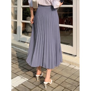 SHEIN DAZY Solid Color Pleated Skirt