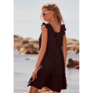 NEXT Linen V-Neck Blend Summer Sleeveless Shift Dress