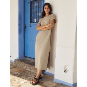 NEXT Cap Sleeve Crew Neck Maxi T-Shirt Dress