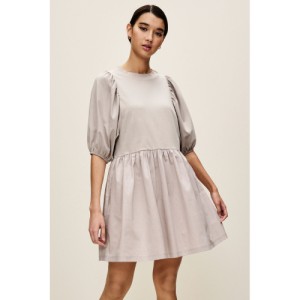NEXT Puff Sleeve Mini Dress Regular