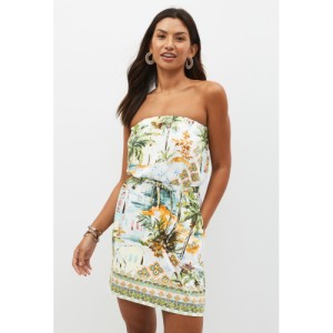 NEXT Jersey Bandeau Mini Summer Dress