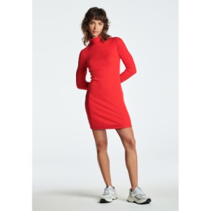 NEXT Ribbed Roll Neck Long Sleeve Mini Dress