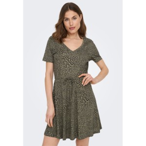 ONLY V Neck Jersey T-Shirt Dress