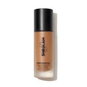 SHEGLAM Complexion Pro Long Lasting Breathable Matte Foundation-Porcelain Matte Sweat-proof Liquid Foundation Oil Control Full Coverage Pore-less Concealer Waterproof Flawless Non-Fading Weightless