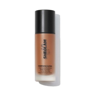 SHEGLAM Complexion Pro Long Lasting Breathable Matte Foundation-Porcelain Matte Sweat-proof Liquid Foundation Oil Control Full Coverage Pore-less Concealer Waterproof Flawless Non-Fading Weightless