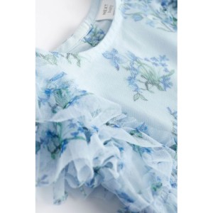 NEXT Baby Occasion Mesh Frill Sleeve Dress (0mths-2yrs)