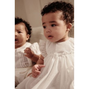 NEXT Baby Occasion Mesh Frill Sleeve Dress (0mths-2yrs)