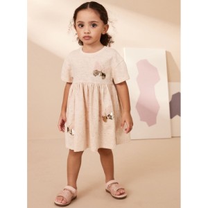 NEXT Sequin Jersey Dress (9mths-7yrs)