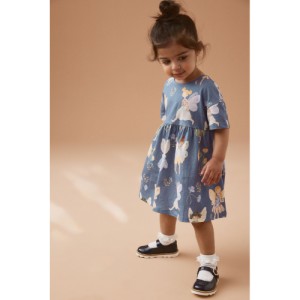 NEXT Short Sleeve Cotton Jersey Dress (3mths-7yrs)