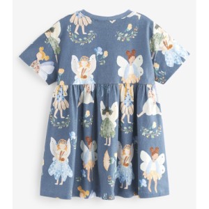 NEXT Short Sleeve Cotton Jersey Dress (3mths-7yrs)