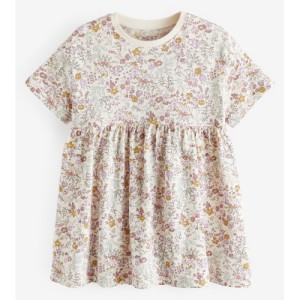 NEXT Short Sleeve Cotton Jersey Dress (3mths-7yrs)