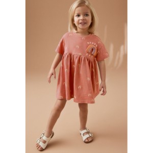 NEXT Short Sleeve Cotton Jersey Dress (3mths-7yrs)